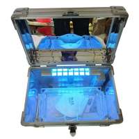 New  Home Use  Charger Aluminum  UVC  Led  Ozone Sterilization  Case Portable Ultraviolet UV Lamp  Disinfection   Bag