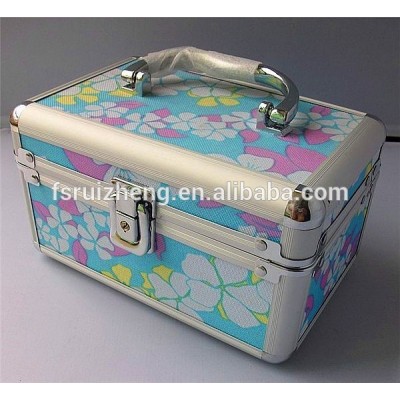 Colourful  aluminum travel cosmetic case small makeup case RZ-SJ-047