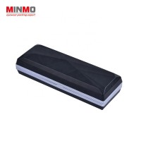 black classic plastic eyeglasses case, OEM hard plastic case, coffee lining reading glasses case